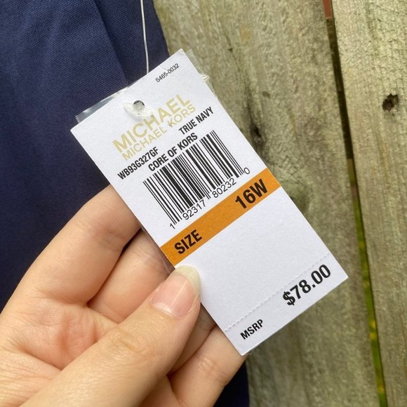 New Michael Kors Miranda navy pants 16 - Picture 3 of 8